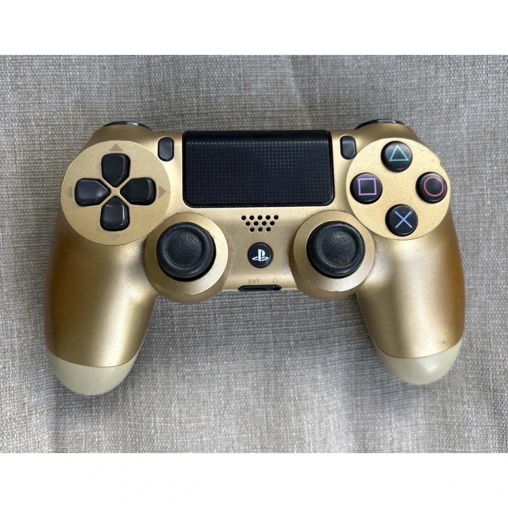 Sony DualShock 4 Wireless Controller Gold PS4 PlayStation For Parts Repair